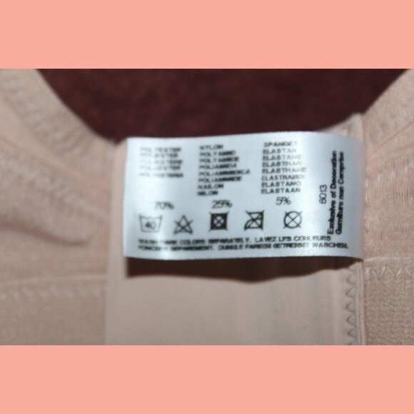 Glamorise Women's Plus Size Hi-Impact Sports Bra Underwire Beige Size 36D US - Picture 6 of 9